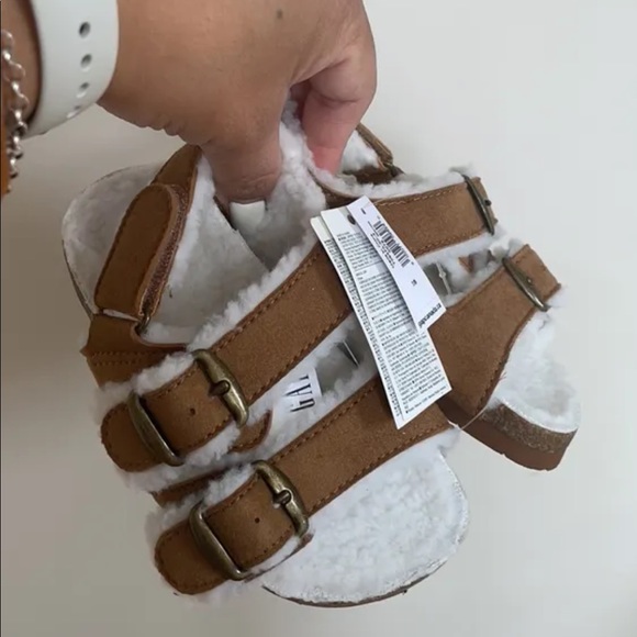 NWT Gap Toddler Cozy Cork Buckle Sandals - Picture 3 of 8